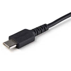 StarTech.com Cable de 1m Adaptador Bloqueador USB de Datos – Adaptador USB a USB-C de Carga Segura – USB Tipo C Solo de Carga para Tablet o Teléfono Móvil – Protector de Bloqueo de Datos