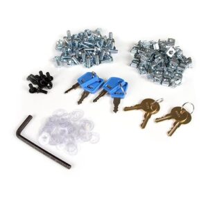 Reacondicionado | StarTech.com Armario Desarmable de 36 Pulgadas y 25U con Ruedas para Rack de Servidores