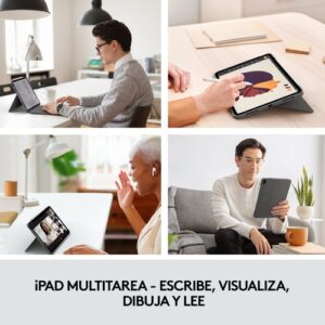 Logitech Combo Touch Gris Smart Connector QWERTY Español Logitech Combo Touch Gris Smart Connector QWERTY Español