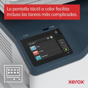 Xerox C235 A4 22 ppm Inalámbrica Copia/impresión/escaneado/fax PS3 PCL5e/6 ADF 2 bandejas Total 251 hojas Xerox C235 A4 22 ppm Inalámbrica Copia/impresión/escaneado/fax PS3 PCL5e/6 ADF 2 bandejas Total 251 hojas