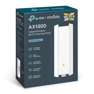 TP-Link EAP610-OUTDOOR punto de acceso inalámbrico 1201 Mbit/s Blanco Energía sobre Ethernet (PoE) TP-Link EAP610-OUTDOOR punto de acceso inalámbrico 1201 Mbit/s Blanco Energía sobre Ethernet (PoE)