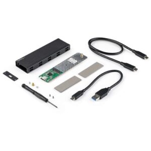 StarTech.com Caja Externa USB-C de 10Gbps a NVMe M.2 or SSD SATA M.2 - Carcasa de Aluminio Portátil para SSD NGFF M.2 PCIe/SATA - con Cables USB C y USB A - USB Tipo C - Soporta 2230/2242/2260/2280 StarTech.com Caja Externa USB-C de 10Gbps a NVMe M.2 or SSD SATA M.2 – Carcasa de Aluminio Portátil para SSD NGFF M.2 PCIe/SATA – con Cables USB C y USB A – USB Tipo C – Soporta 2230/2242/2260/2280