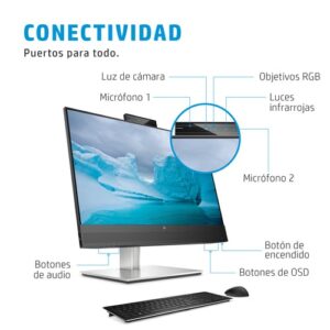 HP E24mv G4 60,5 cm (23.8") 1920 x 1080 Pixeles Full HD Negro, Plata HP E24mv G4 60,5 cm (23.8″) 1920 x 1080 Pixeles Full HD Negro, Plata