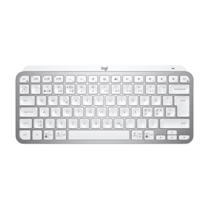 Logitech MX Keys Mini teclado RF Wireless + Bluetooth QWERTY Nórdico Gris