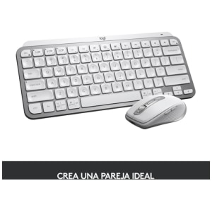 Logitech MX Keys Mini teclado RF Wireless + Bluetooth QWERTY Español Gris Logitech MX Keys Mini teclado RF Wireless + Bluetooth QWERTY Español Gris