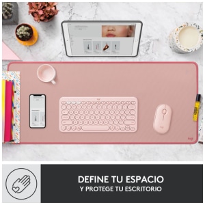 Logitech Desk Mat Studio Series Rosa