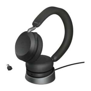Jabra 27599-989-889 auricular y casco Auriculares Inalámbrico y alámbrico Diadema Llamadas/Música USB Tipo C Bluetooth Base de carga Negro Jabra 27599-989-889 auricular y casco Auriculares Inalámbrico y alámbrico Diadema Llamadas/Música USB Tipo C Bluetooth Base de carga Negro
