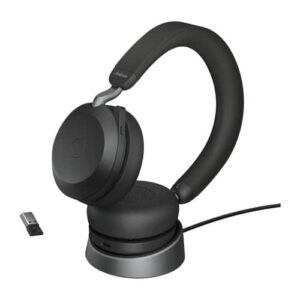 Jabra Evolve2 75 Auriculares Inalámbrico y alámbrico Diadema Oficina/Centro de llamadas Bluetooth Base de carga Negro Jabra Evolve2 75 Auriculares Inalámbrico y alámbrico Diadema Oficina/Centro de llamadas Bluetooth Base de carga Negro