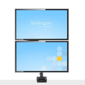 StarTech.com Brazo de Soporte para Dos Monitores - Base Soporte de Movimiento Articulado y Altura Ajustable para 2 Monitores VESA de hasta 32 Pulgadas 8kg - Grommet o Mordaza StarTech.com Brazo de Soporte para Dos Monitores – Base Soporte de Movimiento Articulado y Altura Ajustable para 2 Monitores VESA de hasta 32 Pulgadas 8kg – Grommet o Mordaza