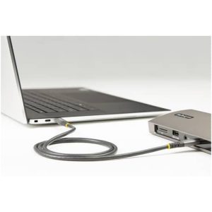 StarTech.com Cable de 1m USB-C de 10Gbps - Cable USB Tipo C Certificado por USB-IF - Cable USB TipoC USB 3.1/3.2 Gen 2 - Con Carga por Entrega de Alimentación PD de 100W (5A), Modo Alt de DP StarTech.com Cable de 1m USB-C de 10Gbps – Cable USB Tipo C Certificado por USB-IF – Cable USB TipoC USB 3.1/3.2 Gen 2 – Con Carga por Entrega de Alimentación PD de 100W (5A), Modo Alt de DP