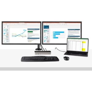 StarTech.com Cable 50cm USB-C con Tornillos Laterales de Fijación – 10Gbps – Cable USB Tipo C USB 3.1/3.2 Gen 2 – con Carga por Entrega Alimentación PD de 100W (5A), Modo Alt DP