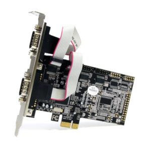 StarTech.com Tarjeta Adaptadora PCI Express PCIe de 4 Puertos Serie RS232 UART 16550 Serial DB9 StarTech.com Tarjeta Adaptadora PCI Express PCIe de 4 Puertos Serie RS232 UART 16550 Serial DB9