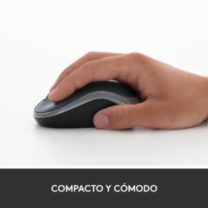 Logitech M185 ratón Ambidextro RF inalámbrico Óptico 1000 DPI Logitech M185 ratón Ambidextro RF inalámbrico Óptico 1000 DPI