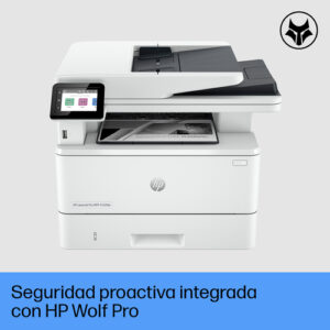 HP LaserJet Pro Impresora multifunción 4102fdn, Blanco y negro, Impresora para Pequeñas y medianas empresas, Imprima, copie, escanee y envíe por fax, Compatible con el servicio Instant Ink; Imprimir desde teléfono o tablet; Alimentador automático de documentos; Impresión a doble cara; Escaneado a doble cara; Fax; Escanear a correo electrónico; Escanear a PDF; Puerto de unidad de memoria flash USB frontal; Bandejas opcionales de alta capacidad; Pantalla táctil; Cartucho JetIntelligence HP LaserJet Pro Impresora multifunción 4102fdn, Blanco y negro, Impresora para Pequeñas y medianas empresas, Imprima, copie, escanee y envíe por fax, Compatible con el servicio Instant Ink; Imprimir desde teléfono o tablet; Alimentador automático de documentos; Impresión a doble cara; Escaneado a doble cara; Fax; Escanear a correo electrónico; Escanear a PDF; Puerto de unidad de memoria flash USB frontal; Bandejas opcionales de alta capacidad; Pantalla táctil; Cartucho JetIntelligence