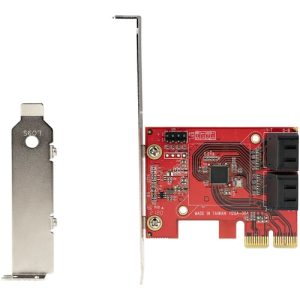 StarTech.com Tarjeta PCIe Controladora SATA de 4 Puertos - Tarjeta de Expansión PCI Express SATA - 6Gbps - Perfil Bajo/Completo - Conectores SATA Apilados - ASM1164 sin RAID StarTech.com Tarjeta PCIe Controladora SATA de 4 Puertos - Tarjeta de Expansión PCI Express SATA - 6Gbps - Perfil Bajo/Completo - Conectores SATA Apilados - ASM1164 sin RAID