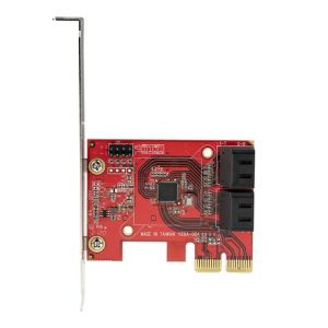 StarTech.com Tarjeta PCIe Controladora SATA de 4 Puertos - Tarjeta de Expansión PCI Express SATA - 6Gbps - Perfil Bajo/Completo - Conectores SATA Apilados - ASM1164 sin RAID StarTech.com Tarjeta PCIe Controladora SATA de 4 Puertos - Tarjeta de Expansión PCI Express SATA - 6Gbps - Perfil Bajo/Completo - Conectores SATA Apilados - ASM1164 sin RAID