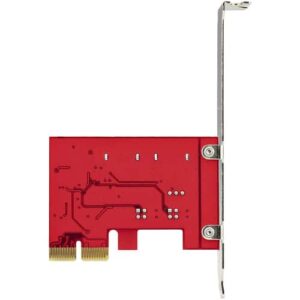 StarTech.com Tarjeta PCIe SATA – Tarjeta PCI Express Controladora de 2 Puertos SATA de 6Gbps – Perfil Completo o Bajo – Adaptador PCI Express a SATA – SATA RAID ASM1062R