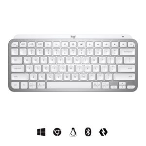 Logitech Mx Keys Mini For Business teclado RF Wireless + Bluetooth QWERTY Inglés Gris Logitech Mx Keys Mini For Business teclado RF Wireless + Bluetooth QWERTY Inglés Gris