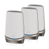 NETGEAR Orbi Quad-band RBKE963 AXE11000 WiFi 6E Mesh System Wi-Fi 6 (802.11ax) Gris, Blanco 16 Interno