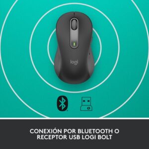 Logitech Signature M650 ratón Izquierda RF Wireless + Bluetooth Óptico 2000 DPI
