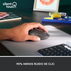 Logitech Signature M650 ratón Izquierda RF Wireless + Bluetooth Óptico 2000 DPI
