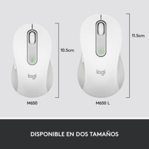 Logitech Signature M650 ratón mano derecha RF Wireless + Bluetooth Óptico 2000 DPI Logitech Signature M650 ratón mano derecha RF Wireless + Bluetooth Óptico 2000 DPI