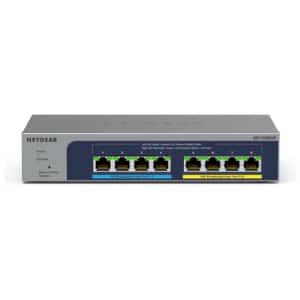 NETGEAR 8-port Ultra60 PoE++ Multi-Gigabit (2.5G) Ethernet Plus Switch No administrado L2/L3 2.5G Ethernet (100/1000/2500) Energía sobre Ethernet (PoE) Gris NETGEAR 8-port Ultra60 PoE++ Multi-Gigabit (2.5G) Ethernet Plus Switch No administrado L2/L3 2.5G Ethernet (100/1000/2500) Energía sobre Ethernet (PoE) Gris