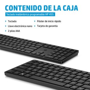HP Teclado inalámbrico programable 455 HP Teclado inalámbrico programable 455