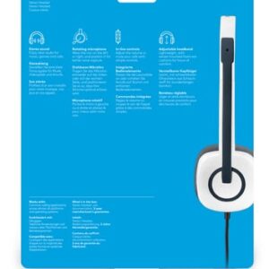Logitech H150 Stereo Headset Auriculares Alámbrico Diadema Oficina/Centro de llamadas Blanco