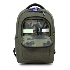 Urban Factory ECB34UF maletines para portátil 35,8 cm (14.1") Mochila Caqui