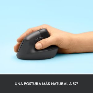 Logitech Lift ratón mano derecha RF Wireless + Bluetooth Óptico 4000 DPI
