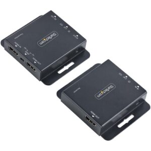 StarTech.com Extensor HDMI por CAT5/CAT6, 4K de 30Hz, para 39m o 1080p para 70m, Alargador HDMI, Juego Transmisor y Receptor PoC HDMI, Infrarrojos - para Vídeo Local StarTech.com Extensor HDMI por CAT5/CAT6, 4K de 30Hz, para 39m o 1080p para 70m, Alargador HDMI, Juego Transmisor y Receptor PoC HDMI, Infrarrojos – para Vídeo Local