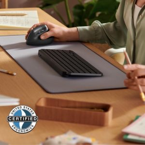 Logitech Lift for Business ratón mano derecha RF Wireless + Bluetooth Óptico 4000 DPI Logitech Lift for Business ratón mano derecha RF Wireless + Bluetooth Óptico 4000 DPI