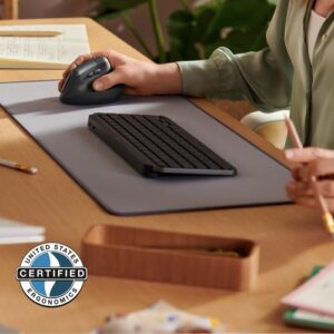 Logitech Lift for Business ratón mano derecha RF Wireless + Bluetooth Óptico 4000 DPI