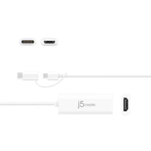 j5create JUA165C-N Adaptador de pantalla Android™ USB™ a HDMI™ j5create JUA165C-N Adaptador de pantalla Android™ USB™ a HDMI™