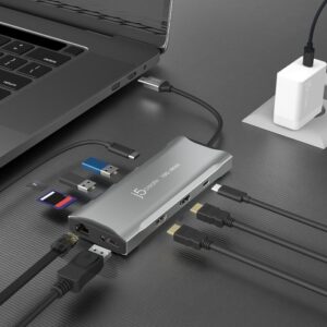 j5create JCD397-N Miniestación de acoplamiento 4K60 Elite USB-C® para tres monitores de 10 Gbps j5create JCD397-N Miniestación de acoplamiento 4K60 Elite USB-C® para tres monitores de 10 Gbps