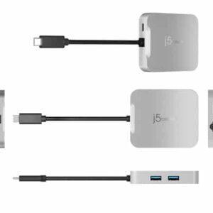j5create JCD391-N Adaptador multipuerto 4K60 Elite USB-C® PD j5create JCD391-N Adaptador multipuerto 4K60 Elite USB-C® PD