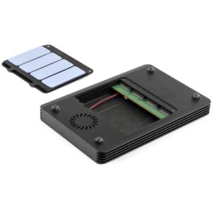 StarTech.com Caja Thunderbolt 3™ de 4 Bahías NVMe M.2 para SSD, con 1 Puerto de Vídeo DisplayPort y 2 Thunderbolt 3, 40gbps, con Fuente de Poder de 72W, Caja Externa para Disco Duro