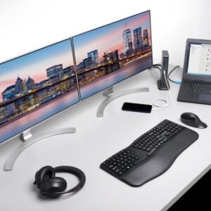 Kensington Replicador de puertos de vídeo triple sin Drivers USB-C SD4849Pv con carga Power Delivery de 100 W