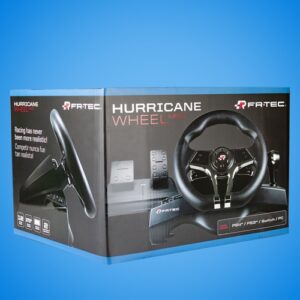 FR-TEC Hurricane MKII Negro Volante + Pedales Nintendo Switch, PC, PlayStation 4, Playstation 3 FR-TEC Hurricane MKII Negro Volante + Pedales Nintendo Switch, PC, PlayStation 4, Playstation 3