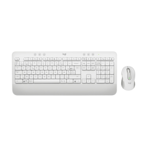Logitech Signature MK650 Combo For Business teclado Ratón incluido RF Wireless + Bluetooth AZERTY Belga Blanco