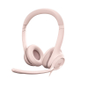 Logitech H390 Auriculares Alámbrico Diadema Oficina/Centro de llamadas USB tipo A Rosa