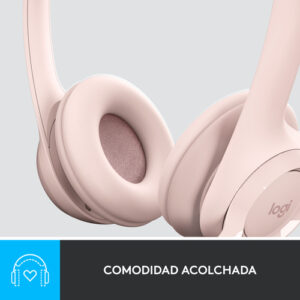 Logitech H390 Auriculares Alámbrico Diadema Oficina/Centro de llamadas USB tipo A Rosa