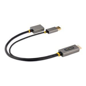 Alternative view of StarTech.com Cable 30cm Adaptador HDMI a DisplayPort - Activo - 4K 60Hz - Conversor HDMI 2.0 a DP 1.2 - HDR - Alimentado por el Bus USB - de Ordenador de Sobremesa o Portátil
