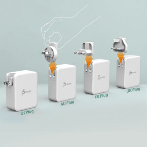 j5create JUP43130E-EN - Cargador USB-C® de 130W GaN de 4 puertos - UE j5create JUP43130E-EN - Cargador USB-C® de 130W GaN de 4 puertos - UE