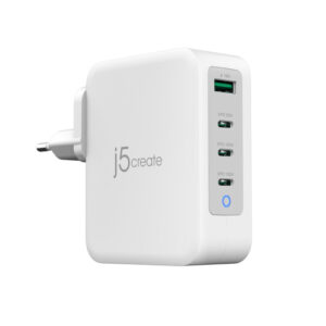 j5create JUP43130E-EN - Cargador USB-C® de 130W GaN de 4 puertos - UE j5create JUP43130E-EN - Cargador USB-C® de 130W GaN de 4 puertos - UE