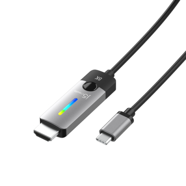 j5create JCC157-N USB-C® a cable HDMI™ 2.1 de 8K