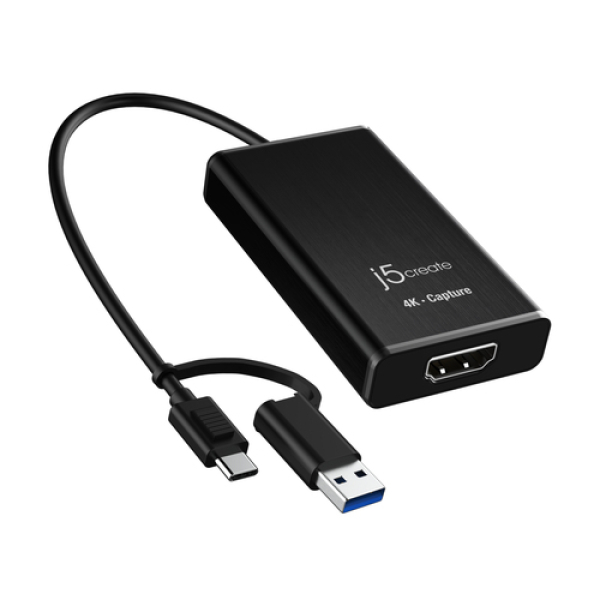 j5create JVA11-N Adaptador de captura HDMI™ de 4K