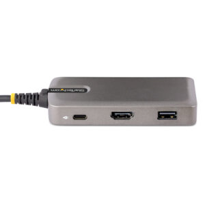 StarTech.com Adaptador Multipuertos USB-C - Docking Station USB Tipo C HDMI 4K60 - Hub Ladrón USB 3.0 de 3 Puertos - Entrega de Alimentación PD 100W - GbE - Works with Chromebook StarTech.com Adaptador Multipuertos USB-C - Docking Station USB Tipo C HDMI 4K60 - Hub Ladrón USB 3.0 de 3 Puertos - Entrega de Alimentación PD 100W - GbE - Works with Chromebook