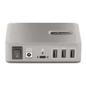 StarTech.com Hub Concentrador USB-C de 10 Puertos - 8x USB-A/2x USB-C - con Fuente de 65W - USB 3.1 10Gbps - Ladrón USB Tipo C con Certificación USB-IF - Multiplicador USB C
